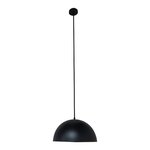 SELECT FIXTURE - DOME - BLACK FINISH - PENDANT - 1*E26 BASE - LAMP NOT INCLUDED. A19 OR ST19 IS RECOMMENDED.