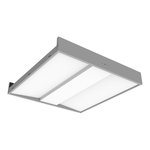 SIGNATURE - SGS - RECESSED CTR BASKET - 2X2 - SQUARE FROSTED LENS - SELECTABLE 40-36-30W (5000-4500-3750LM) -