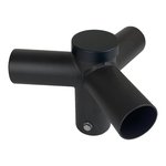 THREE SPOKE ROUND POLE MOUNT | 120 DEG | 2-3/8" OD TENON