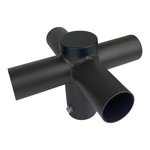 FOUR SPOKE ROND MONTAGE SUR POTEAU - 90 DEG - 2-3/8" O.D. TENON