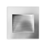 SL-1 - 1W - 120V - 30K. 3 X 3 X 3 POUCES. NON DIMMABLE. TROU À PERCER DE 21/4 X 23/4. TRANSFORMATEUR INTÉGRÉ - BRUSHED