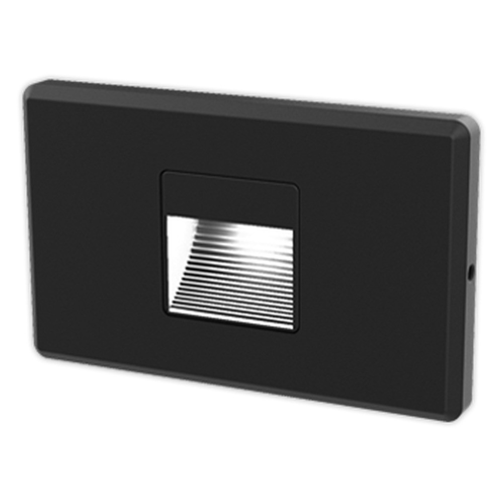 SL-250 - 2.5W - 120V - 30K - 25 LUMENS. 4 5/8 X 23/4 X 23/8. NON DIMMABLE. INSTALLATION VERTICALE OU HORIZONTALE. TROU À (SL-250-BK)