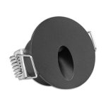 SL-44R - ROND - 2W - 12V - 30K - 180 LUMENS. 17/8 DIAMÈTRE X 2 HAUTEUR. TROU À PERCER 15/8. TRANSFORMATEUR (SL-44R-BK)