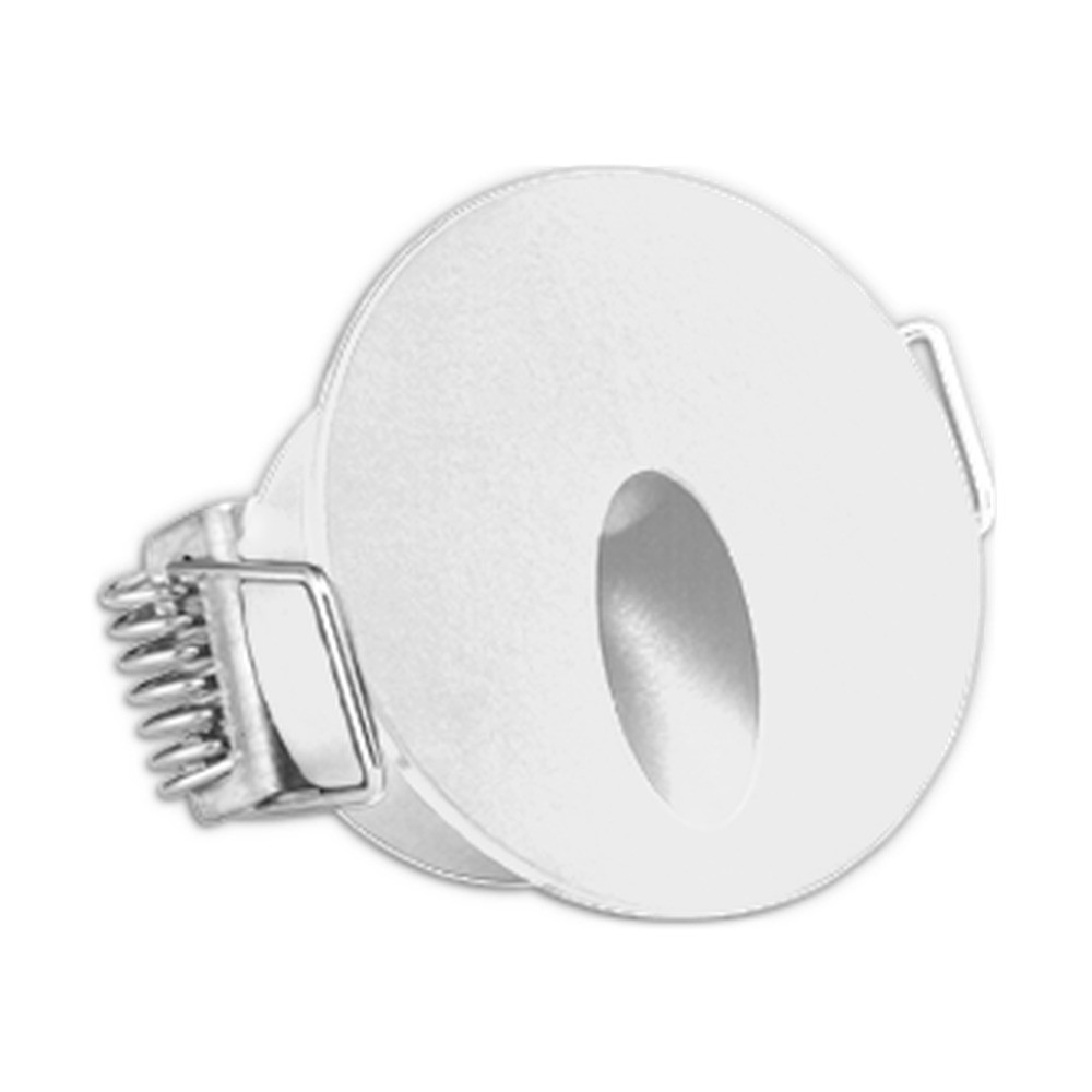 SL-44R - ROND - 2W - 12V - 30K - 180 LUMENS. 17/8 DIAMÈTRE X 2 HAUTEUR. TROU À PERCER 15/8. TRANSFORMATEUR (SL-44R-WH)