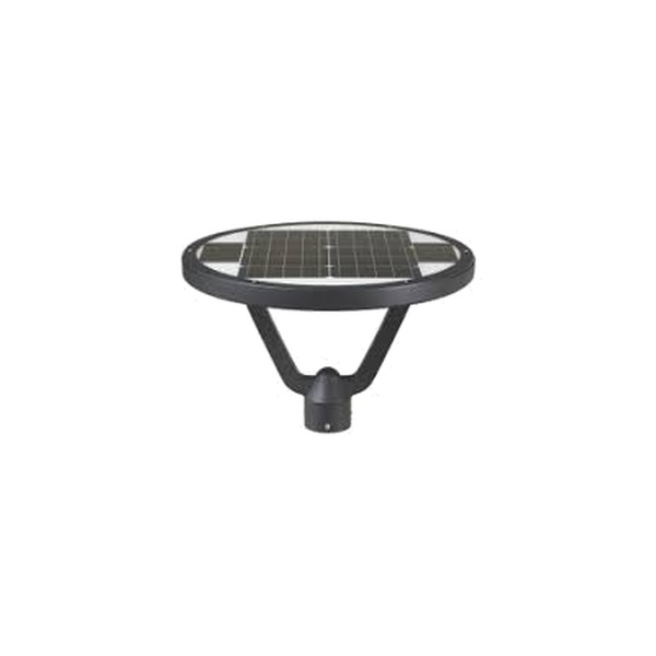 CIRCULAR SOLAR POST TOP -SL-CPT-25L-30K-BK-G1