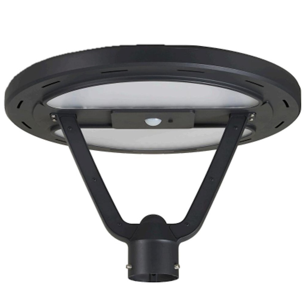 CIRCULAR SOLAR POST TOP -SL-CPT-25L-40K-BK-G1