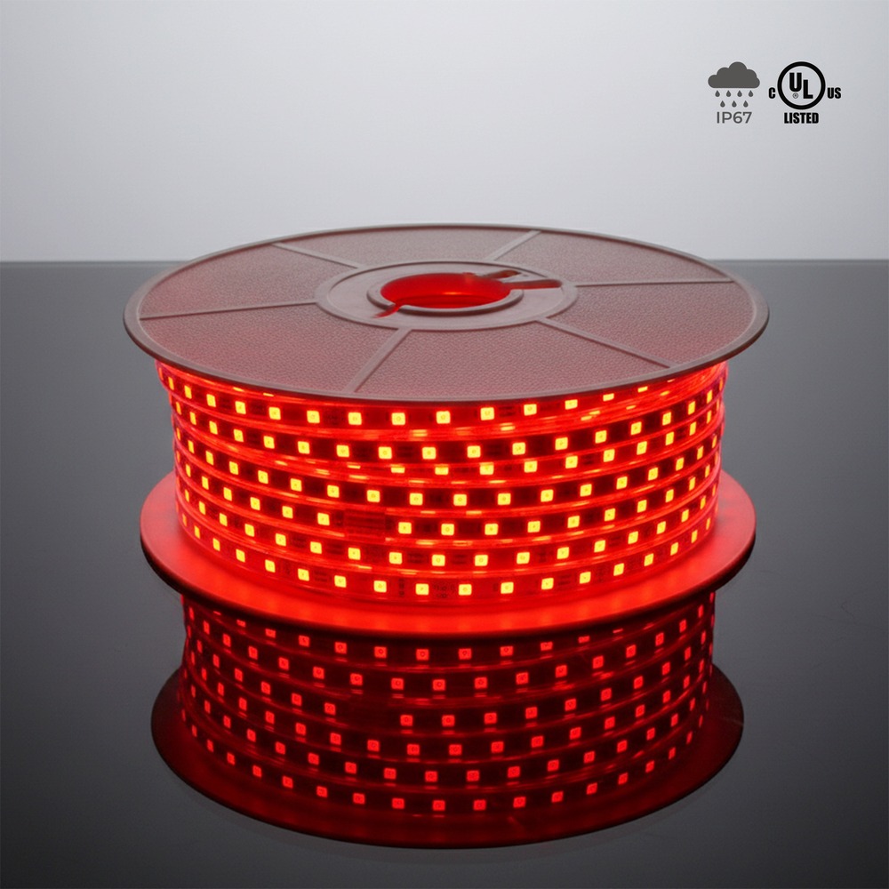 LED RGB STRIP LIGHT 50M ROLL - 120V WATERPROOF IP67