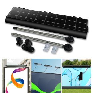 4FT - 20W SOLAR DISPLAY LIGHT - LIGHT EFFICIENT DESIGN - LED