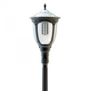 20W SOLAR POST TOP LIGHT W/PIR, 4000K