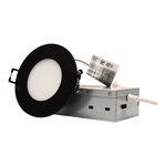 SLIM PANEL 3" | 5CCT VARIABLE | 440 LUMENS | ROUND | BLACK | V4