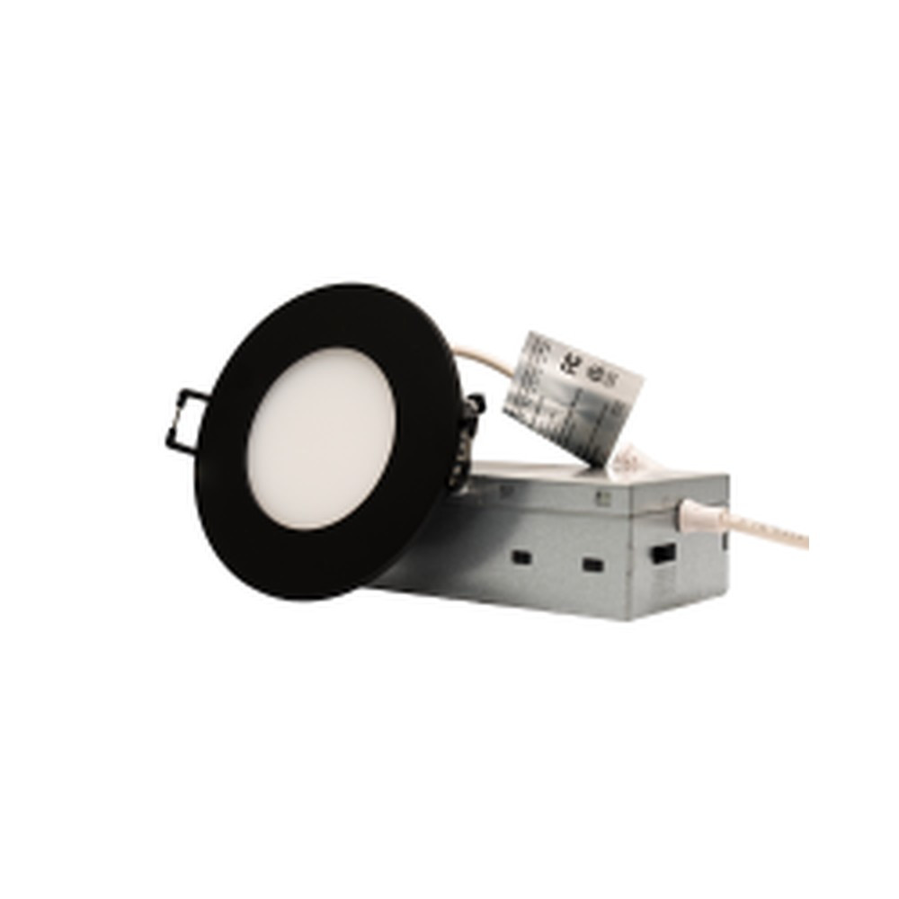 Slim Panel 3" - 5CCT Variable - 440 Lumens - Round - Black - V4