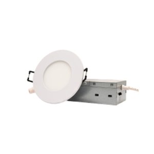 Slim Panel 3" - 5CCT Variable - 440 Lumens - Round - White - V4