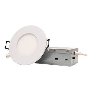 SLIM PANEL 3" | 5CCT VARIABLE | 440 LUMENS | ROUND | WHITE | V4