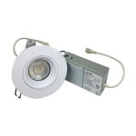 High Lumen Gimbal 4" - 5CCT Variable - 1200 Lumens - Round - White - V3