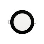 Slim Panel 6" - 5CCT Variable - 1100 Lumens - Round - Black - V4