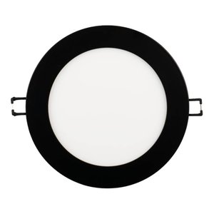 SLIM PANEL 6" | 5CCT VARIABLE | 1100 LUMENS | ROUND | BLACK | V4
