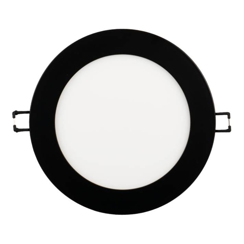 SLIM PANEL 6" | 5CCT VARIABLE | 1100 LUMENS | ROUND | BLACK | V4