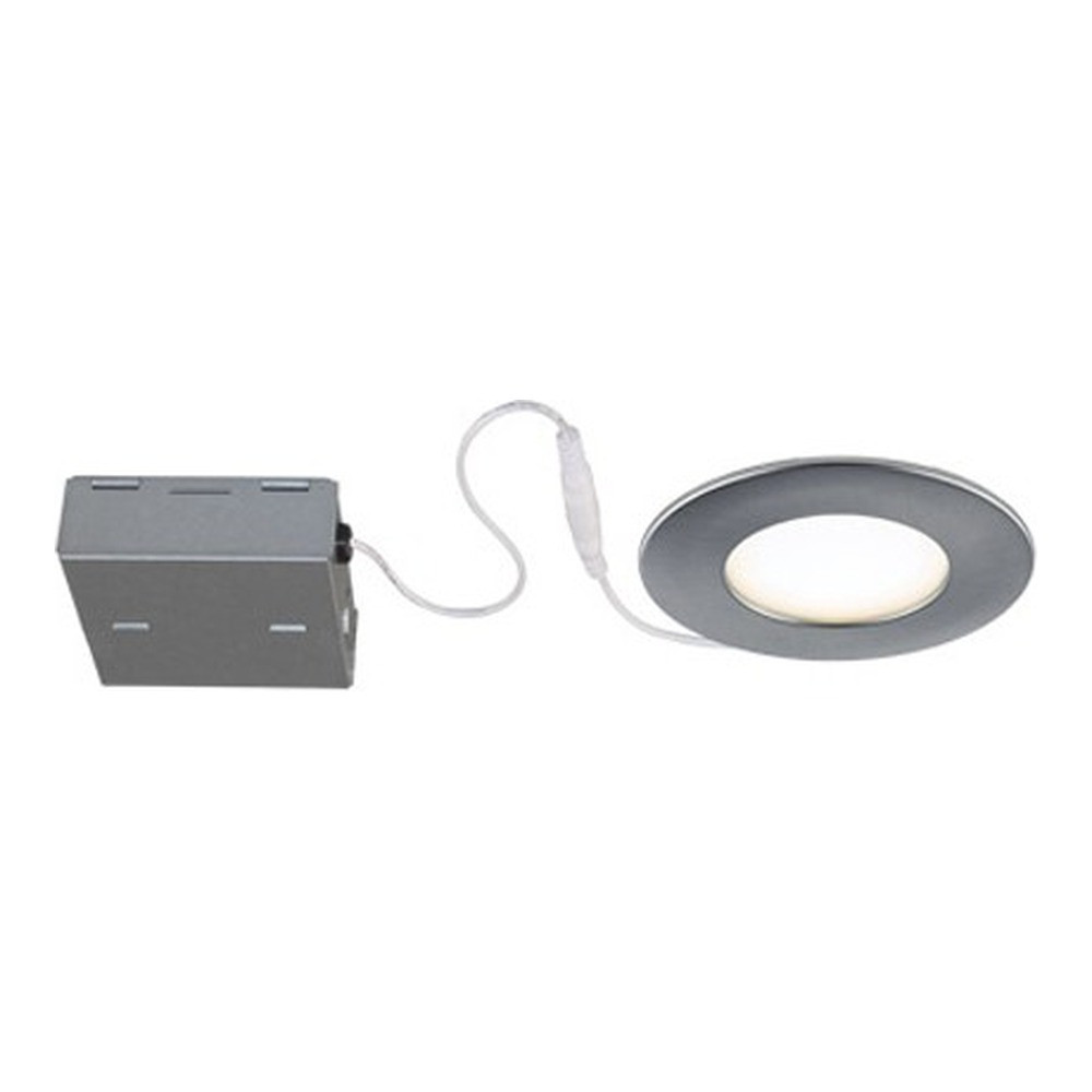 4" 11W 3000K LED Recessed Light Airtight Certified Wet Location Brushed Steel