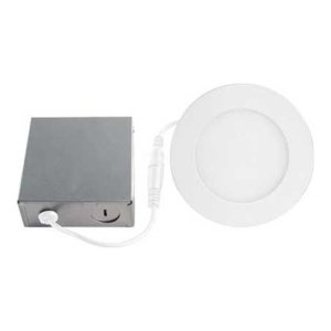 4-pack 4" LED Recessed Light 11W 3000K Airtight Certified Wet Location Matte White