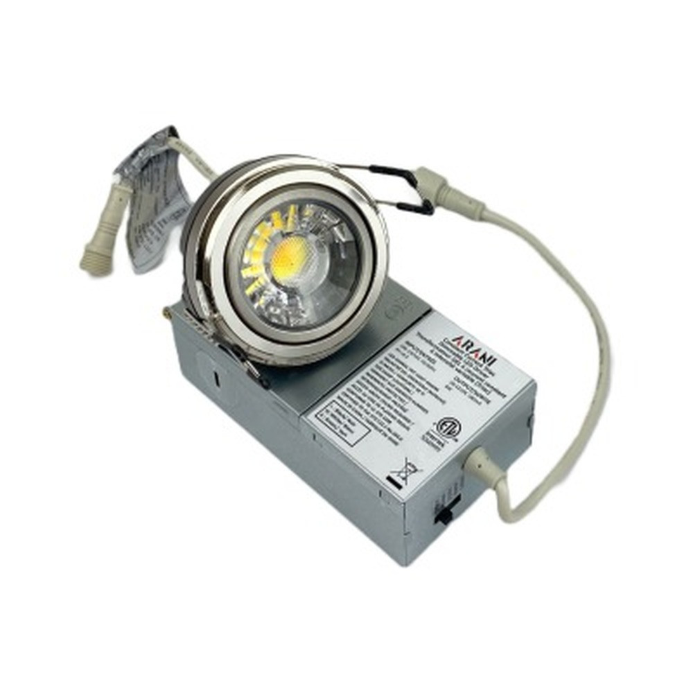 Gimbal Engine 3-4" - 5CCT Variable - 750 Lumens - Rond - Nickel brossé - V3