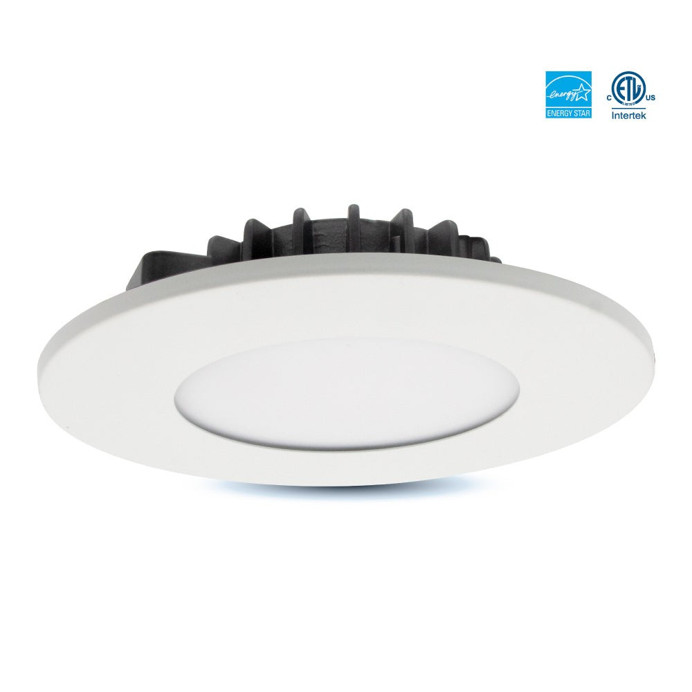 LUMINAIRE ENCASTRÉ LED 4 PO 9W - 5CCT (2700K - 3000K - 3500K - 4000K - 5000K) - 715 LM - 120V - GRADABLE - NÉCESSITE UNE