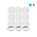 4" LED DOWNLIGHT 9W - 5CCT (2700K - 1000K - 1500K - 1000K - 1000K) - 715LMS - 120V - DIMMABLE - REQUIRES JUNCTION BOX