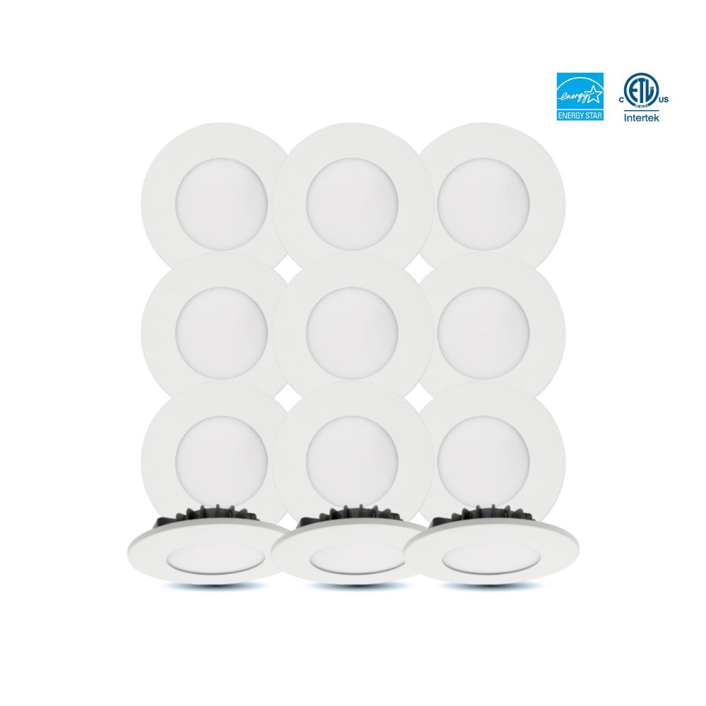 4" LED DOWNLIGHT 9W - 5CCT (2700K - 1000K - 1500K - 1000K - 1000K) - 715LMS - 120V - DIMMABLE - REQUIRES JUNCTION BOX