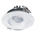 4" DESIGNER REGRESSED/DEEP GIMBAL LED FIXTURE WITH DRIVER INCLUDED - 5CCT (2700K TO 5000K) - 12W - 900LMN - (SLIM4DGR-5CCTWH)