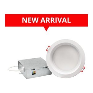 LUMINAIRE LED SLIM ENCASTRÉ PROFOND 4 POUCES - 5CCT (2700K - 3000K - 3500K - 4000K - 5000K) - 12W - 750LM - 120V - IP44