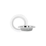 WHITE TRIM WITH CHROME REFLECTORFOR SLIM4DR-5CCT