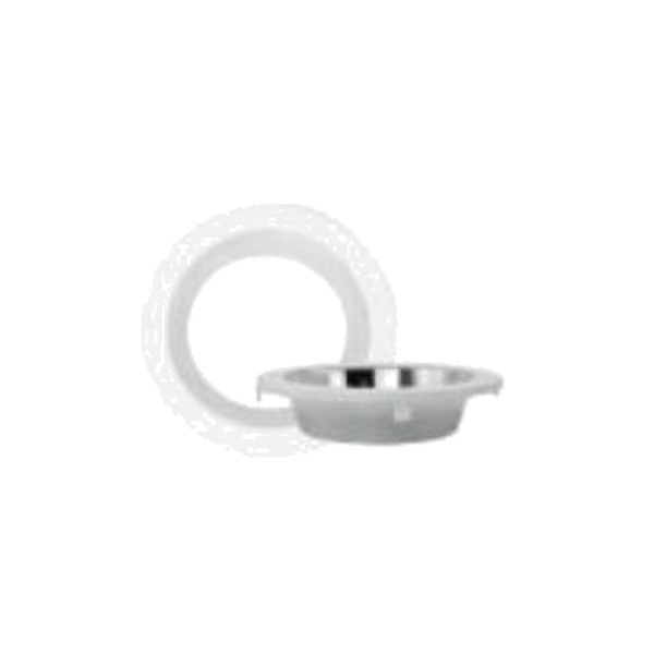 WHITE TRIM WITH CHROME REFLECTORFOR SLIM4DR-5CCT