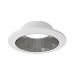 6" SKYE TRIM WH/SP ROUND - SLMB6-16W-RT-WHSP