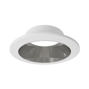 6" SKYE TRIM WH/SP ROUND - SLMB6-16W-RT-WHSP