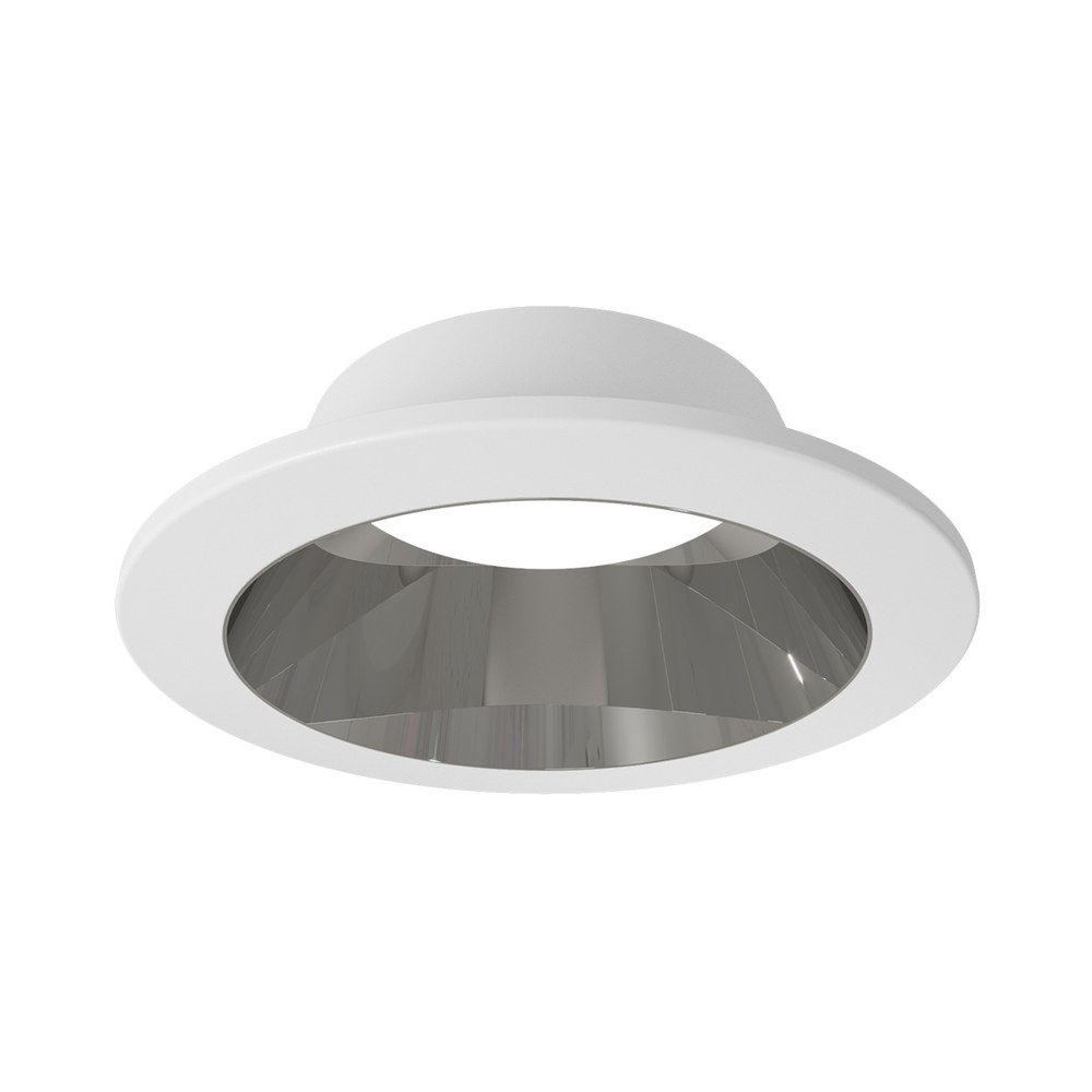 6" SKYE TRIM WH/SP ROUND - SLMB6-16W-RT-WHSP