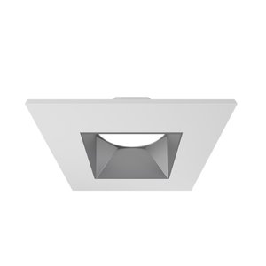 6" SKYE TRIM WH/SS SQUARE - SLMB6-16W-ST-WHSS