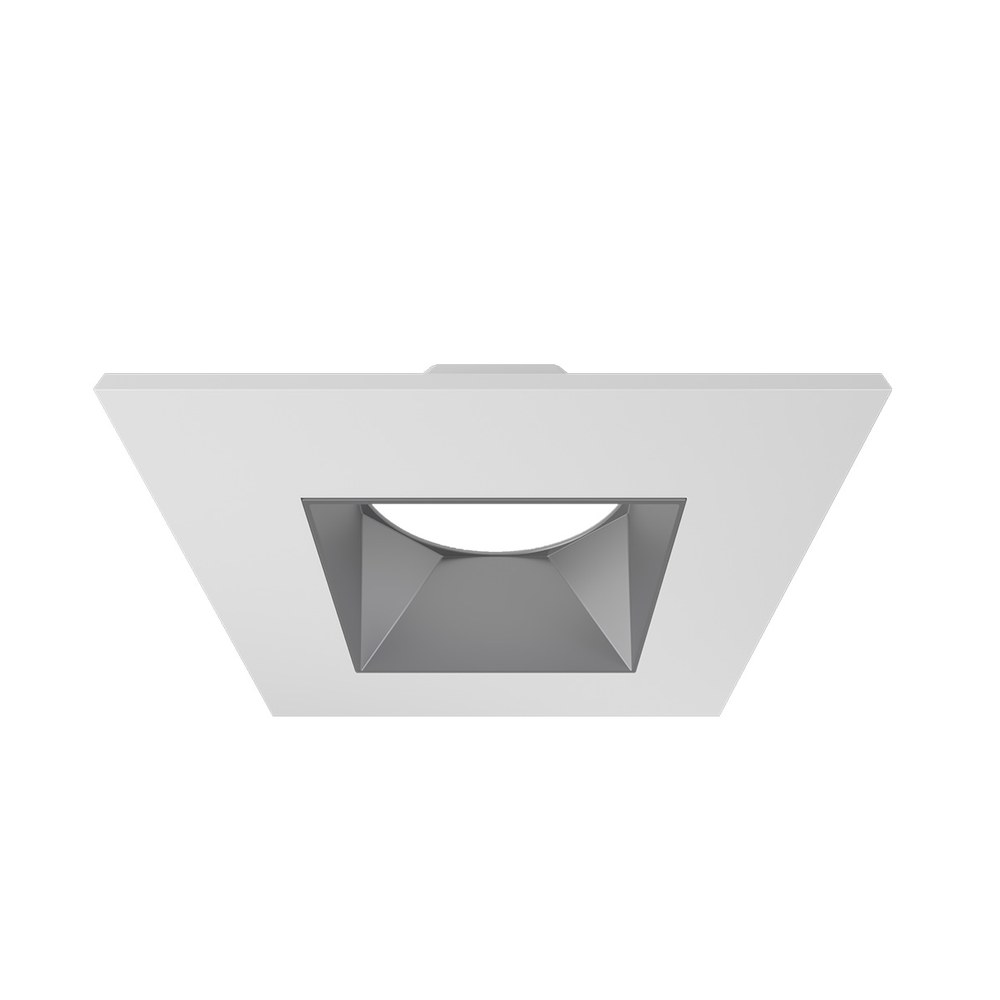 6" SKYE TRIM WH/SS SQUARE - SLMB6-16W-ST-WHSS