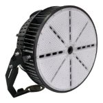 PROJECTEUR LED DE STADE SPORTIF SP01B - 1000W - 5000K - 120-347V - NOIR - DLC PREMIUM — CSC LED