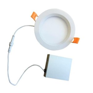 Slim Panel 8" 12-15-20W 120V 27-30-35-40-50K white frost lens dim TRIAC