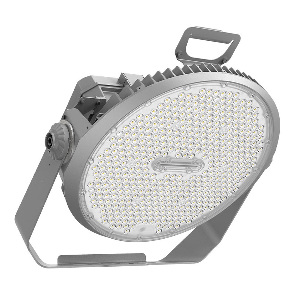SPT SPORTS LIGHT, 700W/800W/900W, 5000K, 120-347V, 0-10V DIMMING, 22 DEGREE OPTICS, GREY