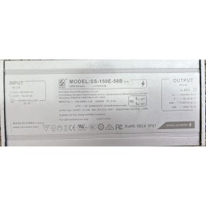 LED Driver Sosen 100-277VAC 32-58VDC 150W 3.60A Dimmable 1-10VDC IP67