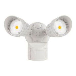 SS Security Light - Security Lights - 20W - 5000K - 120-277V - White - 3 Year Warranty