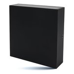 LED SQUARE WALL SCONCE 120V-277V - 5CCT (2700K - 3000K - 3500K - 4000K - 5000K) 15W - 1000LMN (50%UP/50%DOWN) - IP65 - CRI 80+ - DIMMABLE - LED AT THE TOP AND BOTTOM - FOR INDOOR AND OUTDOOR APPLICATION