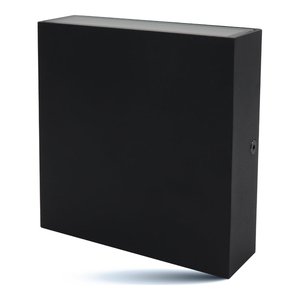 LED SQUARE WALL SCONCE 120V-277V - 5CCT (2700K - 3000K - 3500K - 4000K - 5000K) 15W - 1000LMN (50%UP/50%DOWN) - IP65 - CRI 80+ - DIMMABLE - LED AT THE TOP AND BOTTOM - FOR INDOOR AND OUTDOOR APPLICATION