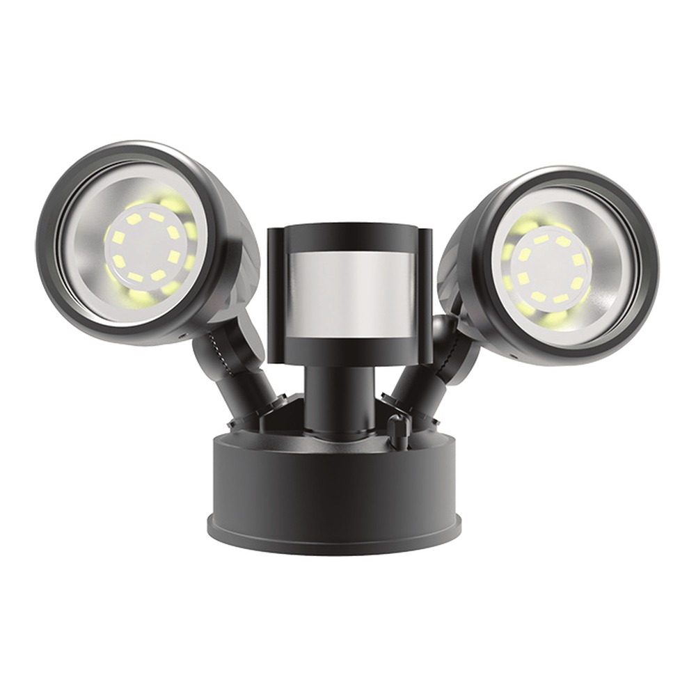 SSL-J5S SECURITY MOTION SENSOR LIGHT - 20W 2100LM - SELECTABLE 30-40-50K - ADJUSTABLE PIR MOTION SENSOR - BLACK - 120V