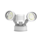 SSL-J5S SECURITY MOTION SENSOR LIGHT - 20W 2100LM - SELECTABLE 30-40-50K - ADJUSTABLE PIR MOTION SENSOR - WHITE - 120V