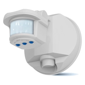 SENSOR ONLY - 180° DETECTION ANGLE, 15M DETECTION DISTANCE, WITHSTAND UP TO -30°, IP65, WHITE **NEW ITEM**