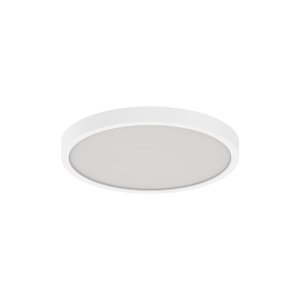 Slim Surface Mount - 12" - Round - 24W - 27/30/35/40/5000K - 120V - Triac/ELV Dimming - White