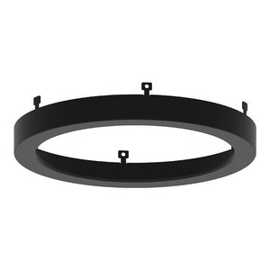 SSM SLIM SURFACE MOUNT ACCESSORY, TRIM, 5", ROUND, BLACK
