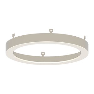 SSM SLIM SURFACE MOUNT ACCESSORY, TRIM, 7", ROUND, BRUSHED NICKEL