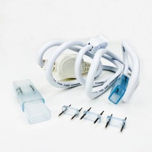 LED 120V Connectors with 5Ft wire and AC plug V2